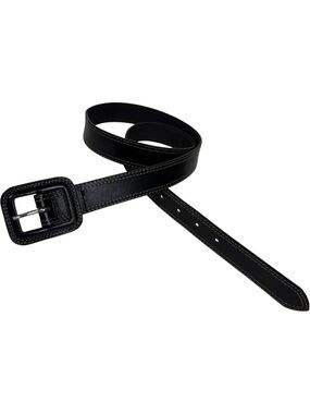 Banana Republic Black Leather Buckle Belt